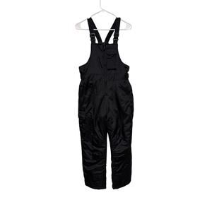 Youth Snow snowboard ski Black Bibs Large 14/16